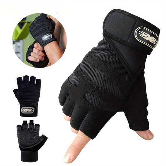 Half Finger Gym Gloves for Men & Women