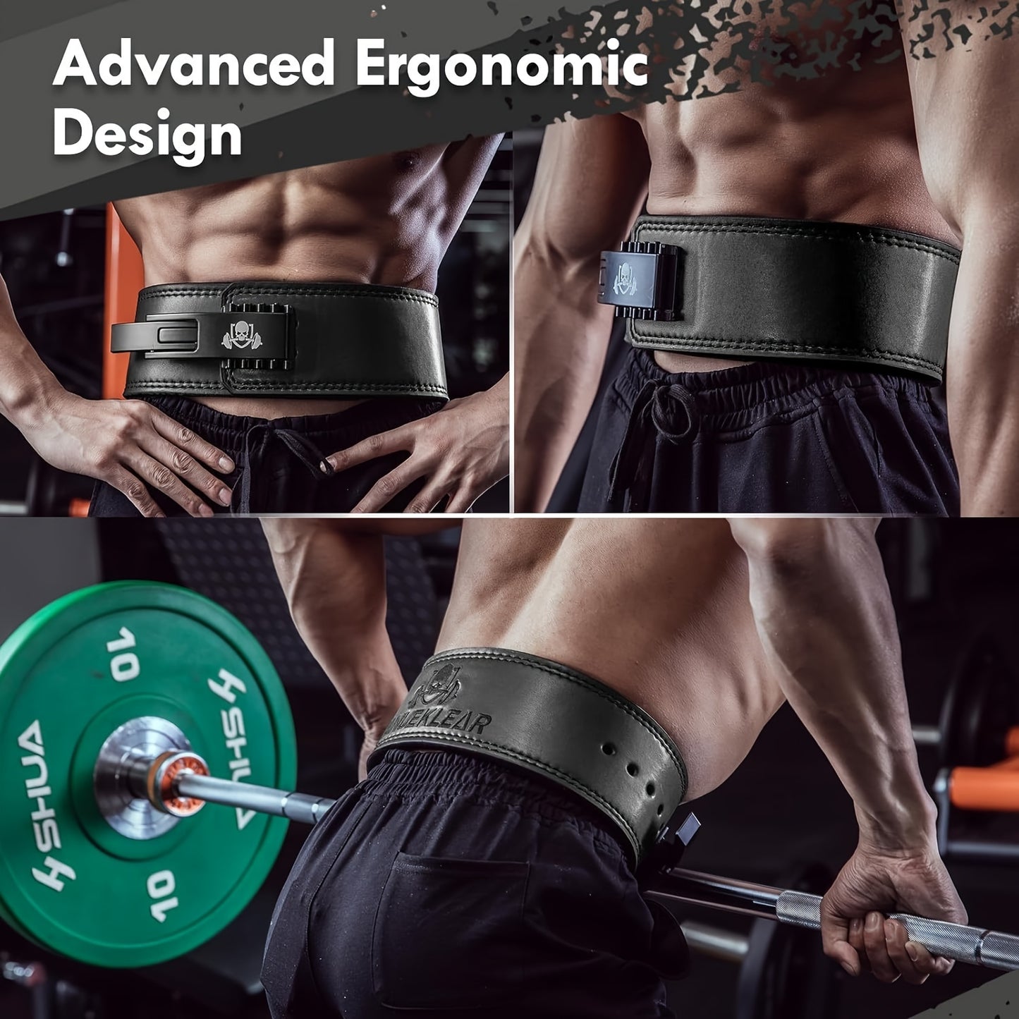 MANUEKLEAR Weightlifting and powerlifting Belt