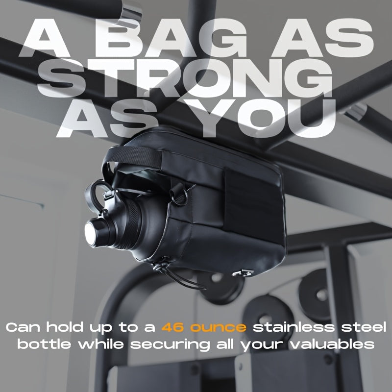 Magnetic Gym Bag And Water Bottle Holder with Shoulder Strap