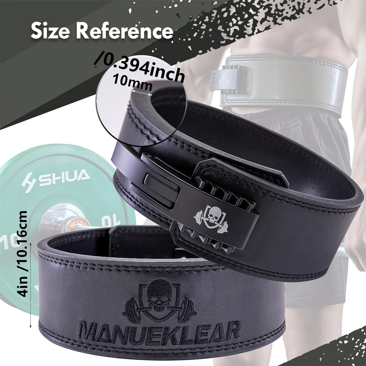 MANUEKLEAR Weightlifting and powerlifting Belt